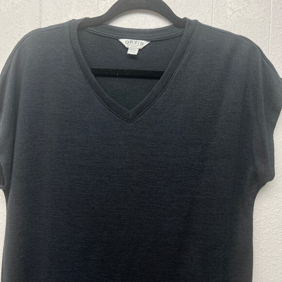 Orvis Women's Dolman Sleeve Capsule Relaxed Oversized Sweater Top XS Long Length - Picture 3 of 11